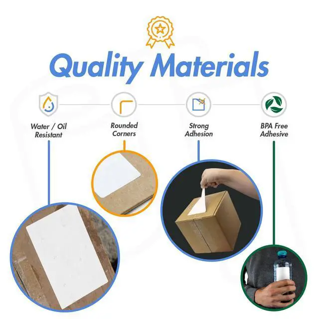 Alt view image 9 of 14 - 4" x 3" Removable Direct Thermal Labels | Compatible with Rollo & Zebra Desktop Printers, 1" Core, Perforated, Water & Oil Resistant, 4 Rolls, 2000 Labels