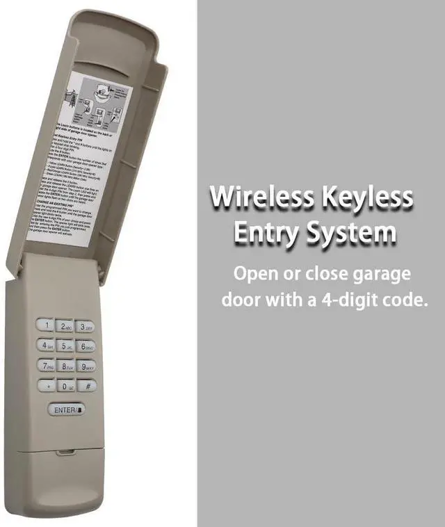 Alt view image 11 of 14 - Garage Door Opener Keypad for Liftmaster/Chamberlain/Craftsman Openers, Replace G940EV-P2, 878MAX, 877MAX, 877LM, 377LM, 977LM, Wireless Keyless Keypad