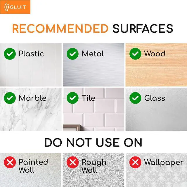 Alt view image 11 of 14 - Adhesive Wall Hooks for Hanging, Heavy Duty No Drill, 22 lbs, 12 Pack | Adhesive Wall Hooks for Hanging, Transparent Waterproof Sticky Towel Hook for Bathroom Kitchen Home Outdoor