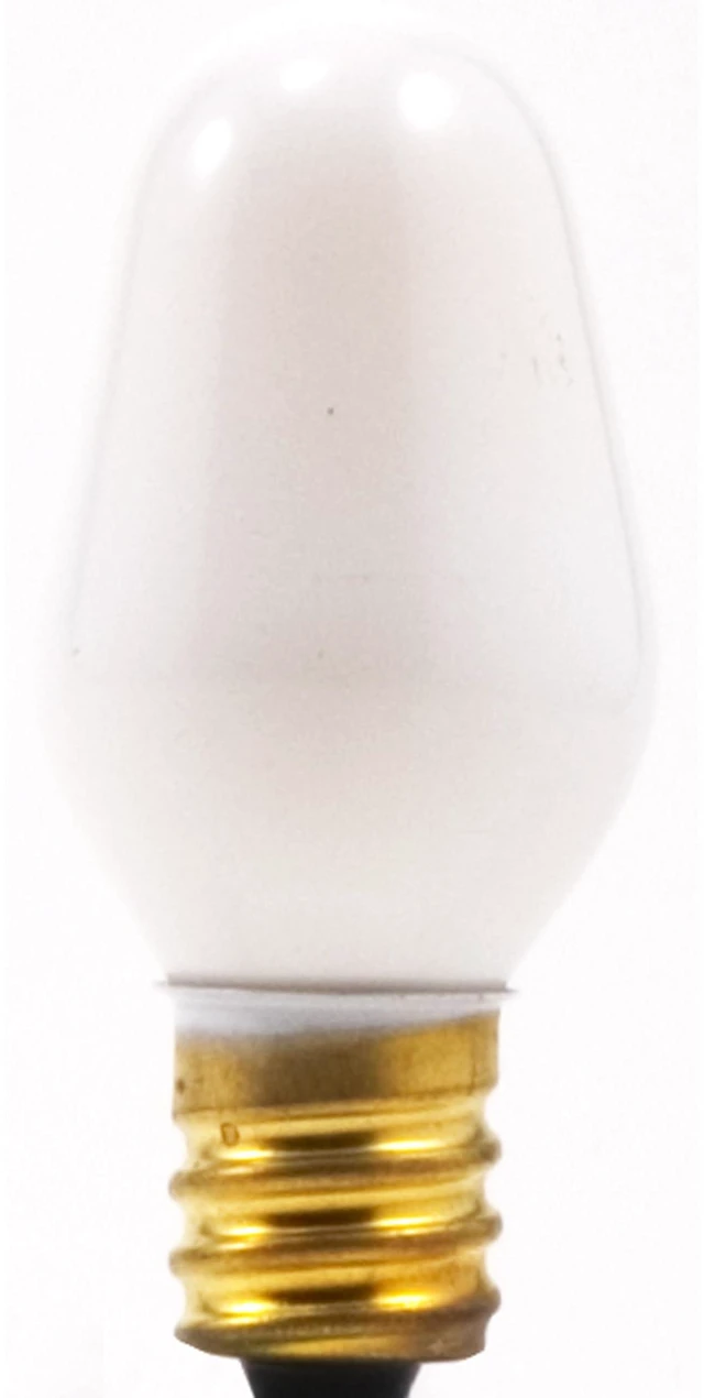 Alt view image 7 of 10 - 13544-7C7/W/BL/4PK 120V Night Light Bulb,Incandescent, Warm White 7 watts