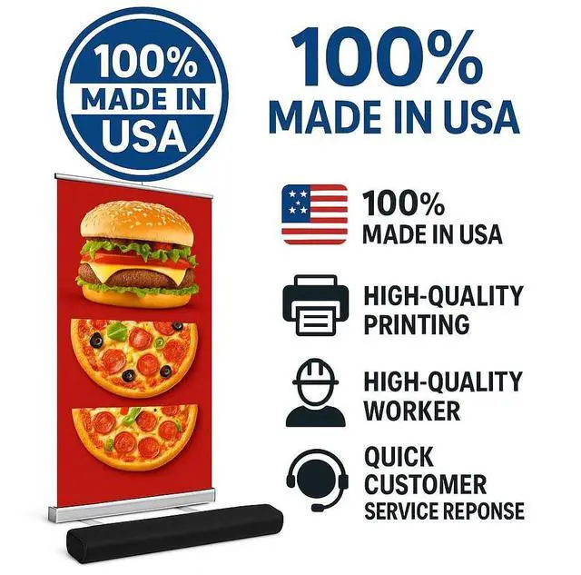 Alt view image 13 of 14 - Custom Retractable Banner (33" × 81") Portable Roll Up Stand, Easy Setup, Personalized Full Color Pop Up Banner with Carrying Case for Events & Promotions