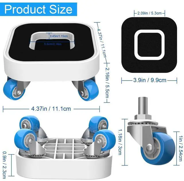 Alt view image 8 of 12 - New Upgrade Furniture Sliders - Furniture Movers with Wheels & Groove | Furniture Lift Mover Tool Set with 360° Rotatable Wheels - Furniture Dolly for Moving Heavy Duty Sofa Bed Supports to 750lb