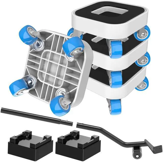 Alt view image 7 of 12 - New Upgrade Furniture Sliders - Furniture Movers with Wheels & Groove | Furniture Lift Mover Tool Set with 360° Rotatable Wheels - Furniture Dolly for Moving Heavy Duty Sofa Bed Supports to 750lb