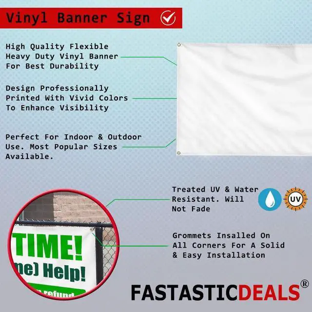 Alt view image 9 of 14 - Vinyl Banner Multiple Sizes Apartment for Rent Business A Business Outdoor Weatherproof Industrial Yard Signs Red 6 Grommets 36x72Inches