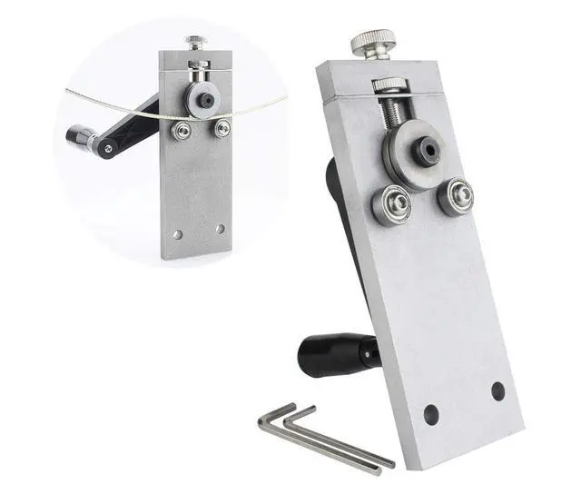 Alt view image 7 of 12 - Guitar Fretwire Bender - Fret Wire Bending and Straightening Luthier Tool for Guitar & Bass Radian Adjusters, Repair & Maintenance, Chrome