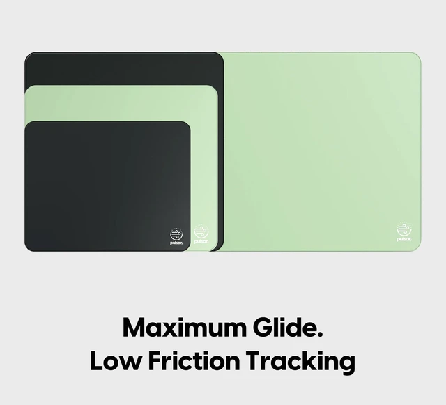 Alt view image 7 of 10 - Neptune Pro Firm Gaming Mouse Pad, XLSQ, Jet Black | Maximum Glide Speed, Low-Friction Surface, Minimal Braking Power