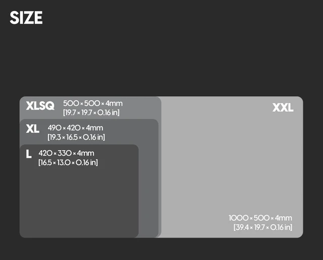 Alt view image 10 of 10 - Neptune Pro Firm Gaming Mouse Pad, XLSQ, Jet Black | Maximum Glide Speed, Low-Friction Surface, Minimal Braking Power