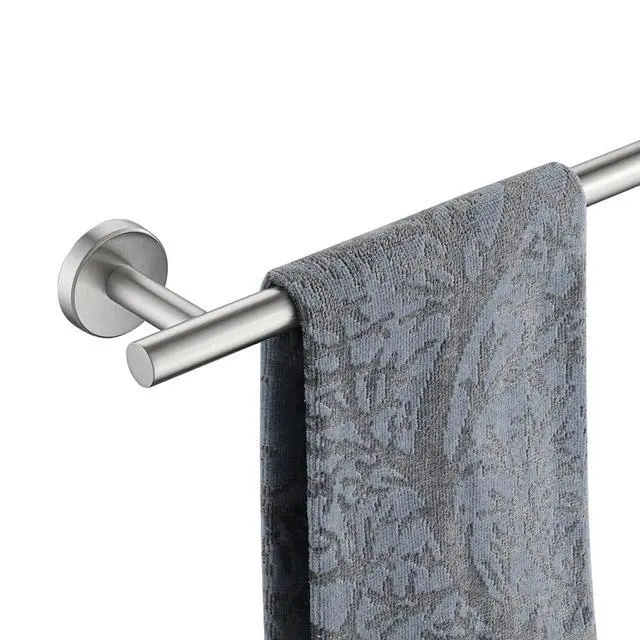 Alt view image 8 of 14 - Bath Towel Bar, 20.5 Inch 304 Stainless Steel Thicken 0.8mm Towel Rack Bathroom, Towel Holder Brushed Finished Wall Mount, Useable Length 18 Inch TB110L18-BN