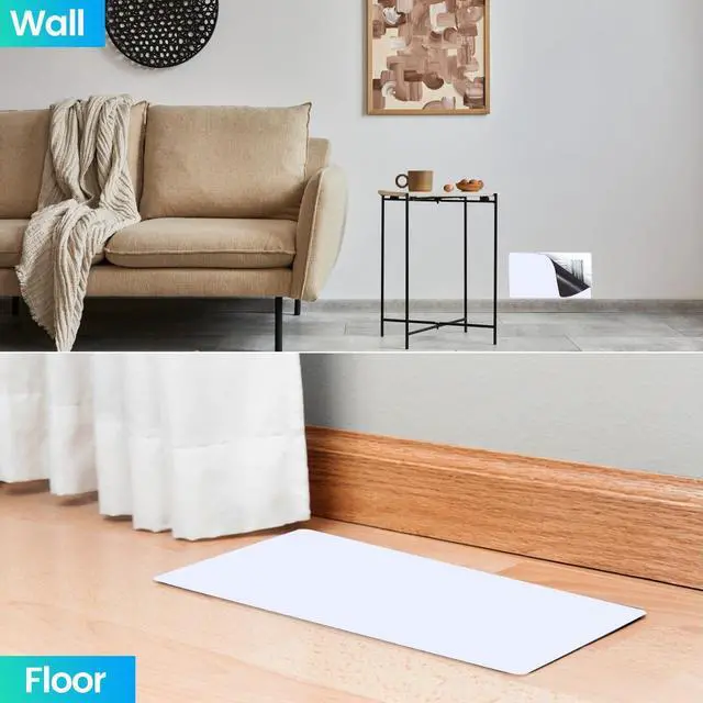 Alt view image 12 of 14 - Magnetic Vent Covers, Extra Strong Magnets, White 8" x 12" (3 Pack) Ultra Thick 60mil, Complete Seal, Air Vent Covers for Home Floor, Ceiling, Wall Registers, HVAC, AC, RV, and Heater Vents