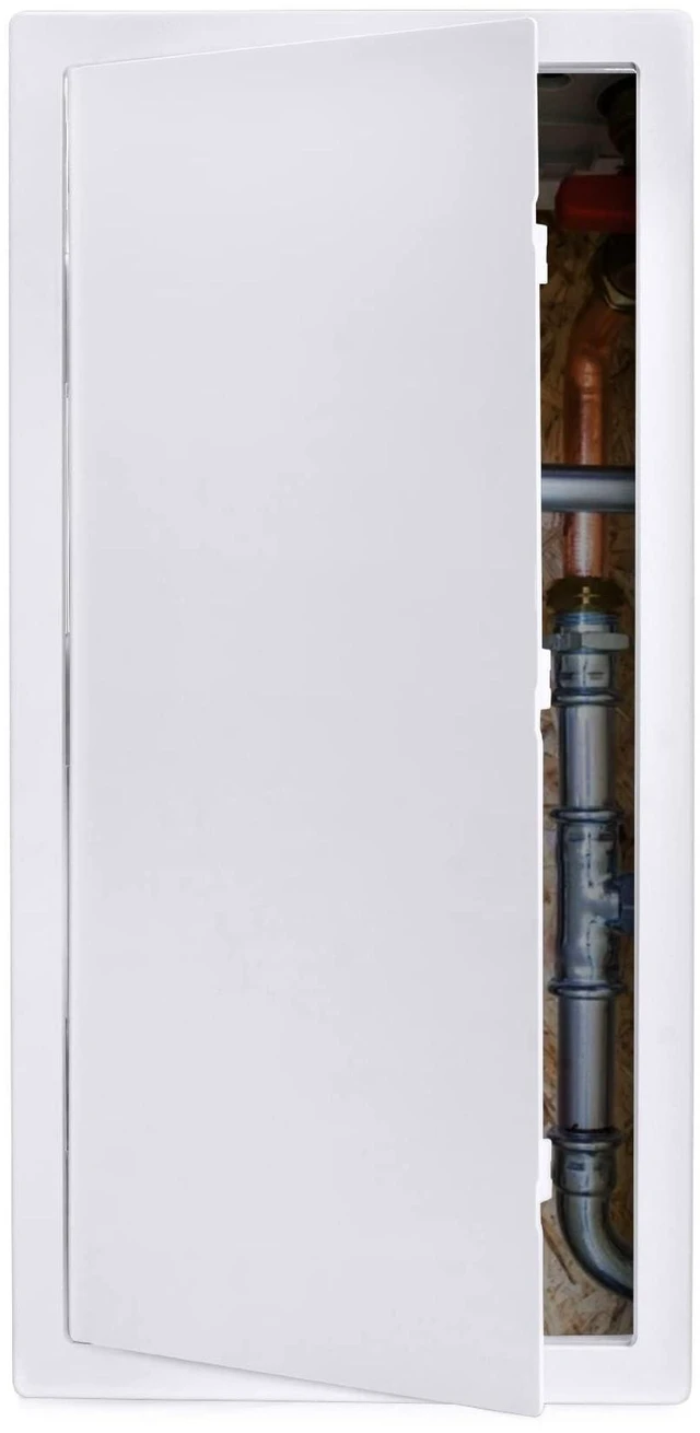 Alt view image 8 of 14 - Access Panel 14x29 Inch, Wall & Ceiling Access Door for Plumbing Repair | Lightweight Yet Durable Plastic Construction with Smooth White Finish. Easy to Install with a Clean Built-In Appearance