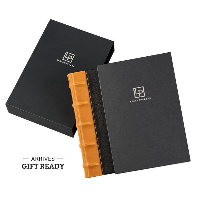 Alt view image 12 of 14 - Luxury Leather Journal, Full-Grain Leather Notebook | Gift for Men & Women, 400 Numbered Pages, Table of Contents, Perfect for Birthdays, Anniversaries, & Special Occasions