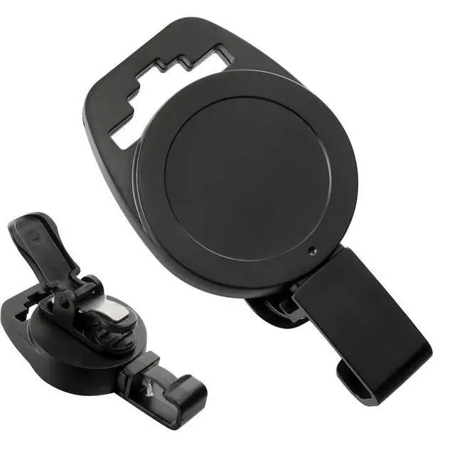 Alt view image 8 of 14 - Bulk 25 Pack - MRI Safe Badge Reels - Retractable Badge Holder Clips - Made of Plastic & Non-Ferrous Metal - I'd Reels Extending Lanyards for Nurse & MRI Tech Name Tag Badges by (Black)