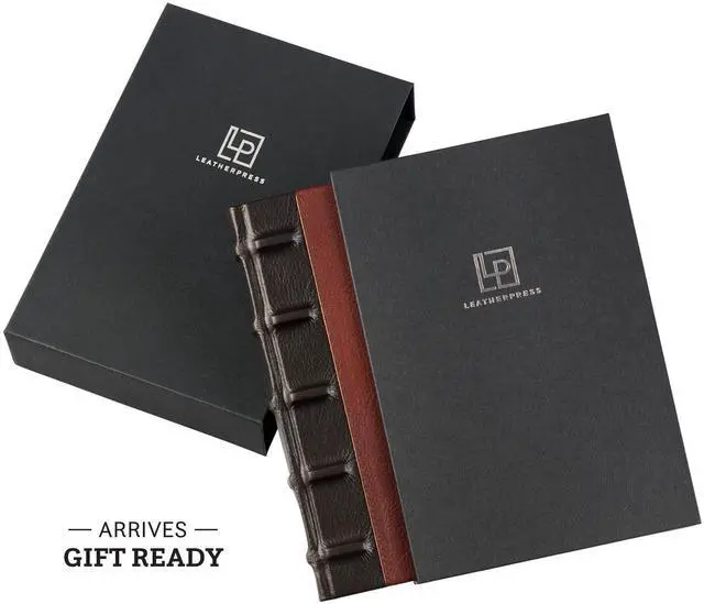 Alt view image 12 of 14 - Luxury Leather Journal, Full-Grain Leather Notebook | Gift for Men & Women, 400 Numbered Pages, Table of Contents, Perfect for Birthdays, Anniversaries, & Special Occasions