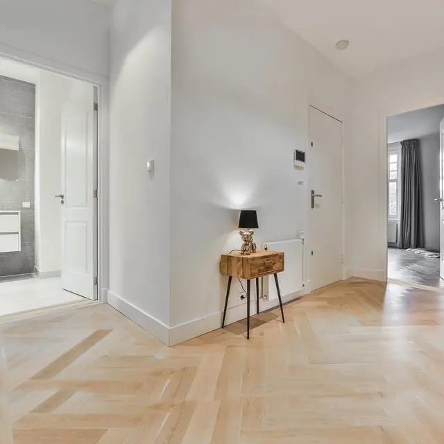 Alt view image 13 of 14 - Self Adhesive Floor Transition Strip 10 ft x 3" Vinyl Flat Divider Flooring for Joining Floor Gaps Carpet Transition Floor Tiles, Gray Wood Grain