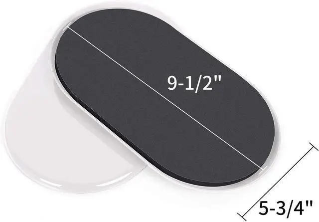 Alt view image 11 of 14 - Reusable Large Furniture Movers Sliders for Carpet and Hardwood Floors-8 Pack 9-1/2" Oval Moving Pads Protector for Heavy Duty Sofa Bed Table Desk,Quickly and Easily Move Any Item, Beige
