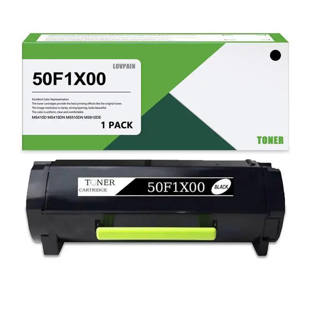 Alt view image 7 of 12 - 50F1X00 Extra High Yield Toner Cartridge (1-Pack, Black) - Lovn Compatible 501X 50F1X00 Toner Cartridge (10,500 Pages) Replacement for Lexmark MS410dn MS510dn MS610dn MS610dte MS610dtn MS415dn Printer