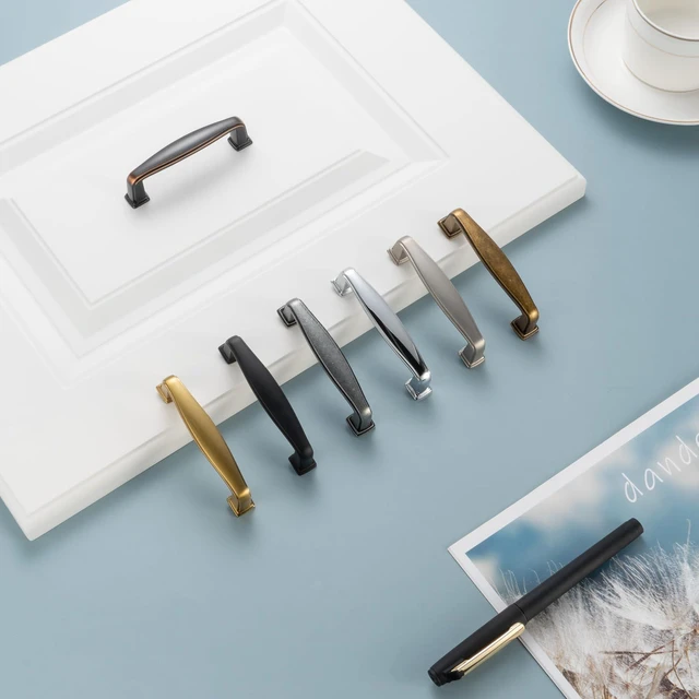Alt view image 12 of 12 - 10 Pack 3 in Oil Rubbed Bronze Cabinet Pulls, Drawer Handles 1817 | Solid, Sturdy, Comfortable, Arch Hardware, Brushed Bronze Kitchen Cabinet Pulls, for Dresser Cupboard Bedroom Bathroom Vanity