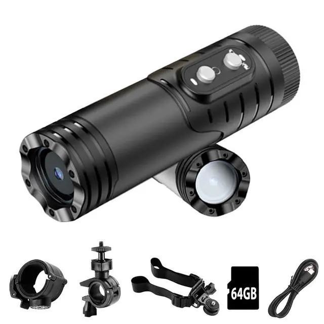 Alt view image 7 of 12 - WiFi Helmet Camera, HD 1080P Bike Motorcycle Helmet Camera, IP66 Waterproof Action Camera for Cars, Bicycle, Motorbike & Sports Helmet (with 64G Card)