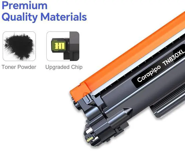 Alt view image 9 of 14 - TN830XL TN830 HL-L2460DW Toner Cartridge Replacement for Brother 830XL TN830 TN830XL Black Toner Cartridge Work with HL-L2460DW MFC-L2820DW HL-L2405W DCP-L2640DW HL-L2480DW Printers