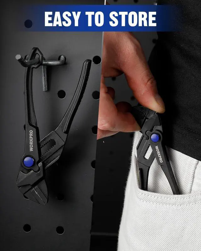 Alt view image 14 of 14 - Mini Pliers Wrench, 4-Inch Wrench Pliers with Smooth Parallel Jaws | High-Toughness Alloy Steel, Anti-Rust Coating, High-Leverage Mechanism, Secure Grip, Pocket Pliers, EDC Tool, for Tight Space