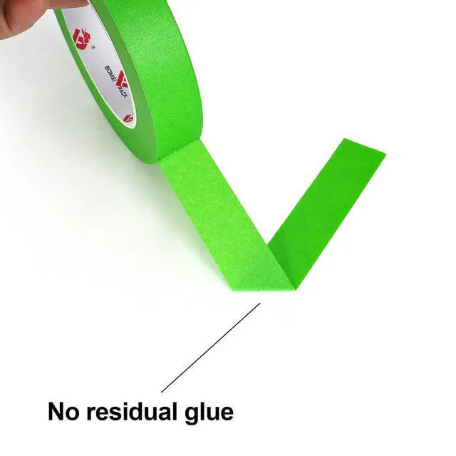 Alt view image 13 of 14 - Painters Tape - Painting Tape for Car Paint Green - 1 inch x 60 Yards Paint Tape for Walls Painting, Automotive, Labeling, DIY Crafting, Decoration and School Projects, 6 Pack