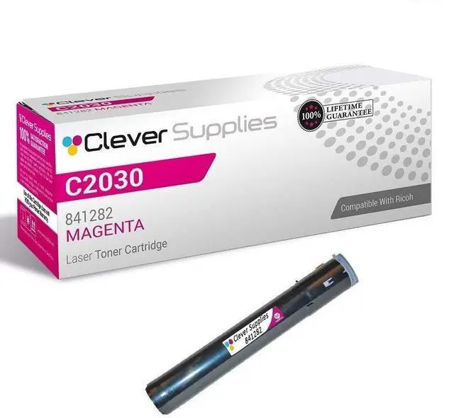 Alt view image 7 of 12 - CS Replacement Toner Cartridge Compatible with Ricoh C2030 841282 Magenta MP C2030 MP C2050 MP C2550 Magenta