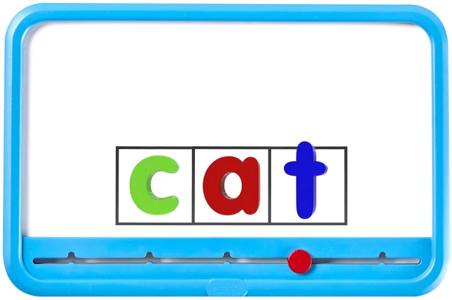 Alt view image 13 of 14 - Elkonin Boxes Magnetic Dry Erase Boards Set, Phonemic Awareness, Speech Therapy Materials, Letter Sounds for Kindergarten Phonics, Science of Reading Manipulatives (Set of 8), White