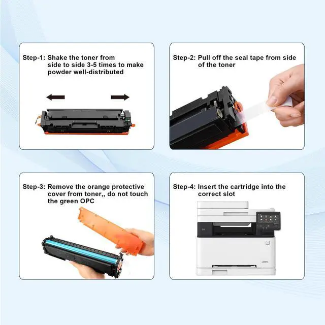 Alt view image 11 of 12 - 410A Black Toner Cartridge 2 Pack MFP M477fnw M477fdw M477fdn M452dn M452nw | Compatible for HP Color Laser Pro M477fnw M477fdw M477fdn M452dn M452nw M452 M477 Toner