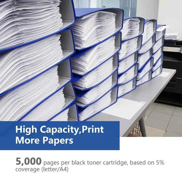 Alt view image 10 of 14 - TN770 Toner Cartridge for Brother Printer - TN-770 Toner Compatible for HL-L2370DW, HL-L2370DW XL, MFC-L2750DW, MFC-L2750DW XL, TN770 2-Pack Super High Yield Black, (5,000 Pages/ Cartridge)