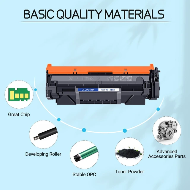 Alt view image 10 of 12 - 138X Black Toner Cartridge Compatible for HP LaserJet Pro 3001dw | W1380X 138A W1380A Toner Cartridge to use with LaserJet Pro 3001fdw MFP 3101fdw Printer (High-Yield,2 Pack)