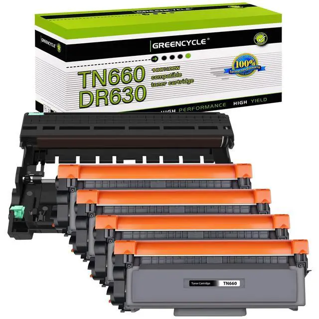 Alt view image 8 of 14 - TN660 Toner Cartridge DR630 Drum Unit Set Compatible for Brother MFC-L2700DW HL-L2300D HL-L2320D HL-L2360DW MFC-L2740DW DCP-L2540DW Printer (4 Toner, 1 Drum)