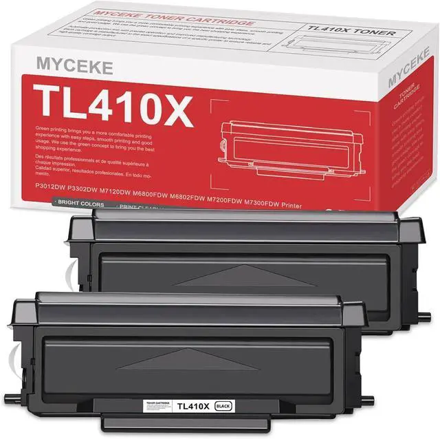 Alt view image 7 of 12 - 2 Pack Compatible TL-410X Toner Cartridge: TL-410X TL-410H TL-410 Replacement Toner Cartridge for Pantum M7102DW P3012DW M6800FDW M7100DW M7200FDW M6802FDW M7102DN M7202FDW Printer, 6,500 Pages Each