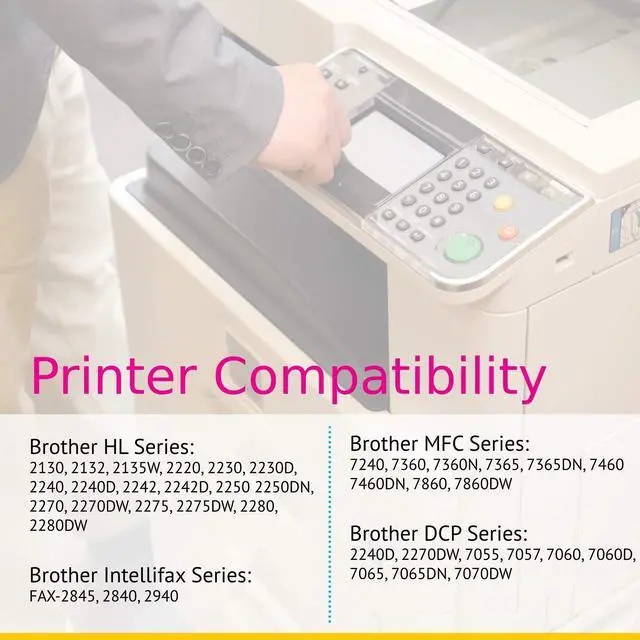Alt view image 9 of 10 - CS TN227 Black Toner TN-227BK High Yield Replacement Toner Cartridge Compatible with Brother TN 227 TN223 TN-223BK TN223 TN 223 to use with MFC-L3770CDW HL-L3290CDW MFC-L3750CDW Printer (2 Pack)