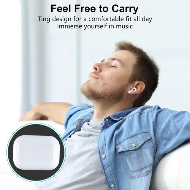 Alt view image 14 of 14 - Wireless Charging Case Replacement Compatible with AirPod Pro 1st & 2nd Generation, Air Pod Pro 1 2 Charger Case,USB-C Charging Port