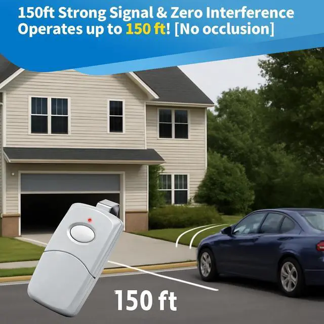 Alt view image 7 of 10 - 2 for 10 Dip Switch Multicode Gate Opener Remote 308911 300MHz | Compatible with 10 Digit Multicode Gate Opener,for Multi code Garage Door Opener Remote 3089 1050,Gate Remote Control Clicker