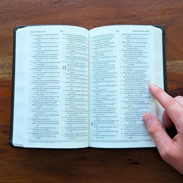 Alt view image 11 of 14 - Personalized ESV Gift Bible | English Standard Version | Custom Engraved Name with Crown of Thorns | Portable Thinline Bible | Christian Gift for Men & Women
