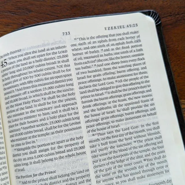 Alt view image 12 of 14 - Personalized ESV Gift Bible | English Standard Version | Custom Engraved Name with Crown of Thorns | Portable Thinline Bible | Christian Gift for Men & Women