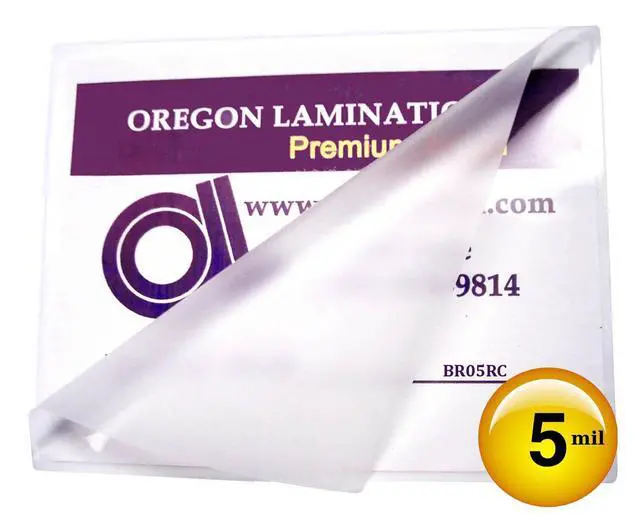 Alt view image 6 of 8 - Thermal Laminating Pouches, 100-Count, 12x15 inches, 5 Mil | Brochure/Display Size, Heat for Clear Glossy Finish, Round Corners, Waterproof, With Carrier