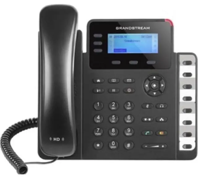 Alt view image 2 of 2 - GXP1630 IP Phone, 3 Lines, 3 SIP Accounts, 2.9-Inch LCD Display, Dual-port Gigabit Ethernet with Integrated PoE