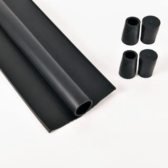 Alt view image 9 of 14 - Garage Door Bottom Seals Weatherproof Weather Stripping Threshold Buffering Sealing High Performance EPDM Rubber Resistance Gasket Black 1/4 Inch T-End, 16FT Long