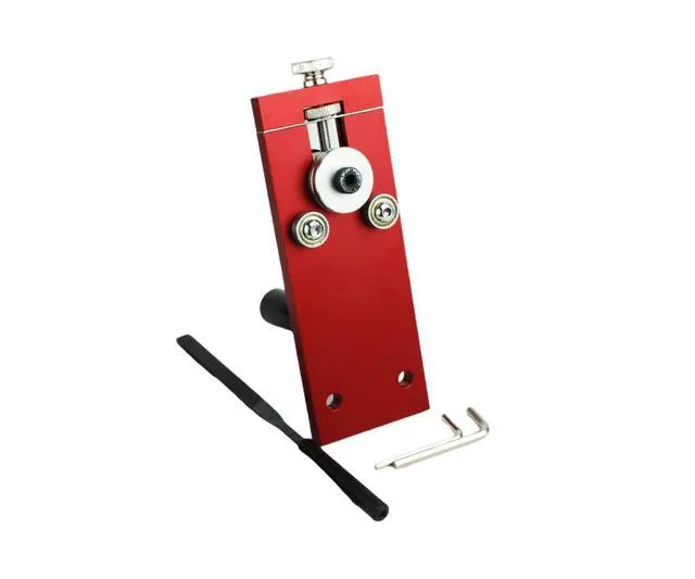 Alt view image 3 of 4 - Guitar Fretwire Bender - Fret Wire Bending and Straightening Luthier Tool for Guitar & Bass Radian Adjusters, Repair & Maintenance, Red