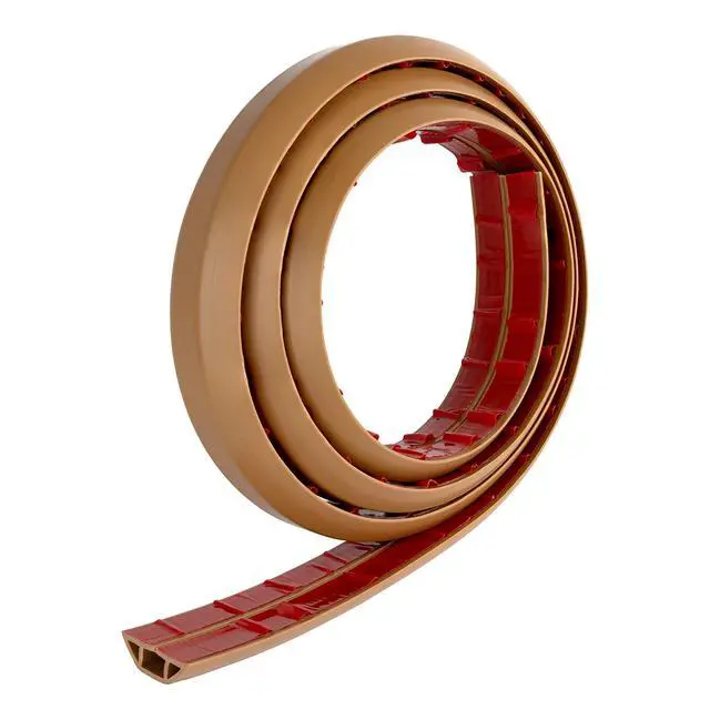 Alt view image 9 of 14 - TV Cord Hider Cable Protector - Strong Self Adhesive Wall Cord Cover Cable Hider - Low Profile Cable Management Wall Cord Concealer Cable Raceway