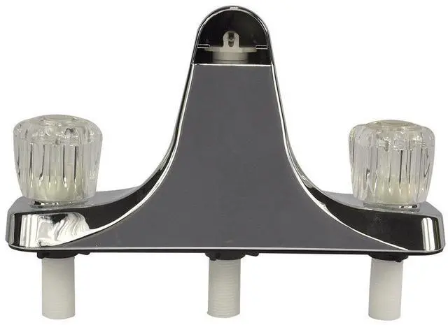 Alt view image 11 of 14 - Mobile Home RV Tub Shower Center-Set Faucet, 8 in, Chrome (33156X)