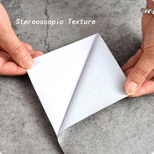Alt view image 14 of 14 - Concrete Wallpaper Peel and Stick Grey Cement Contact Paper Industrial Style Self Adhesive Waterproof Removable Decorative Wall Covering Vinyl Film Furniture Stickers for Floor Wall Cabinets