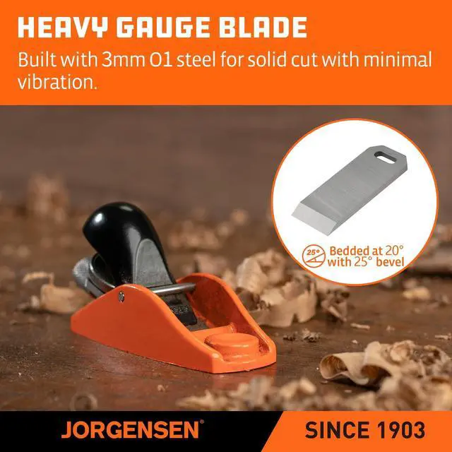 Alt view image 10 of 14 - No.101 Mini Wood Planer - Mini Hand Planer for Woodworking | Block Plane, Small Hand Plane for Trimming, Wood Planing, Craft, Professional Ductile Iron Body, Adjustable Cutting Depth
