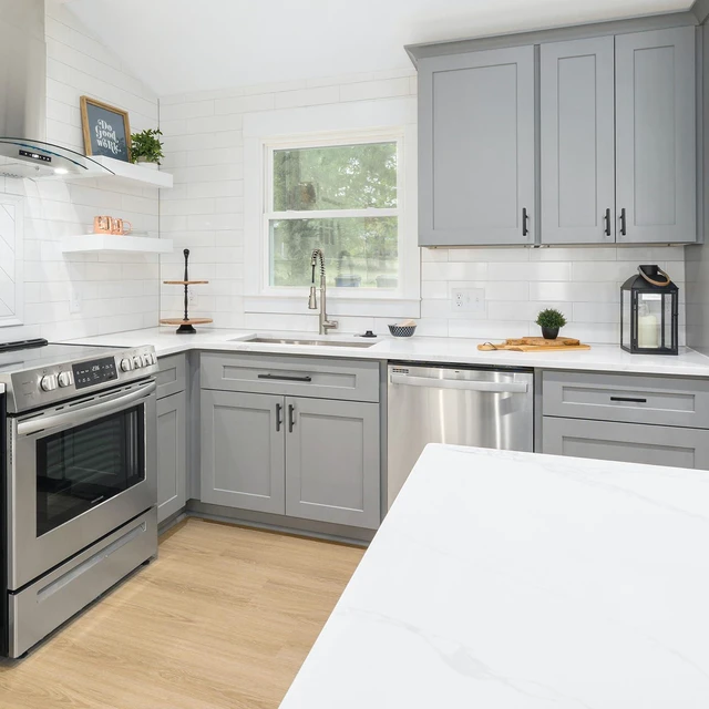 Alt view image 13 of 14 - Matte Black Pulls Cabinet Square Handles 3 Inch 30 Pack | 5 Inch Overall Length, Stainless Steel Design, Round Foot Base, Cabinet Hardware Pulls, for Kitchen and Drawers