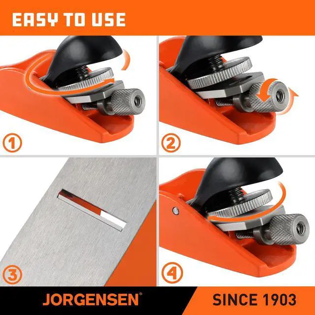 Alt view image 13 of 14 - No.101 Mini Wood Planer - Mini Hand Planer for Woodworking | Block Plane, Small Hand Plane for Trimming, Wood Planing, Craft, Professional Ductile Iron Body, Adjustable Cutting Depth