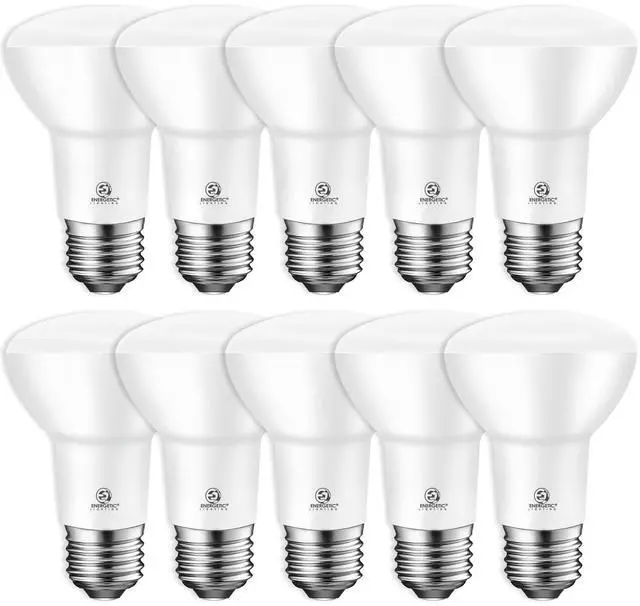 Alt view image 8 of 14 - Energetic BR20 LED Bulb R20 Dimmable 5000K Daylight 45W Equivalent to 6.5W, Recessed Can Light Bulbs, Kitchen Ceiling Lights, E26 500 Lumen LED Flood Light Bulbs, Indoor UL Listed (Pack of 10)
