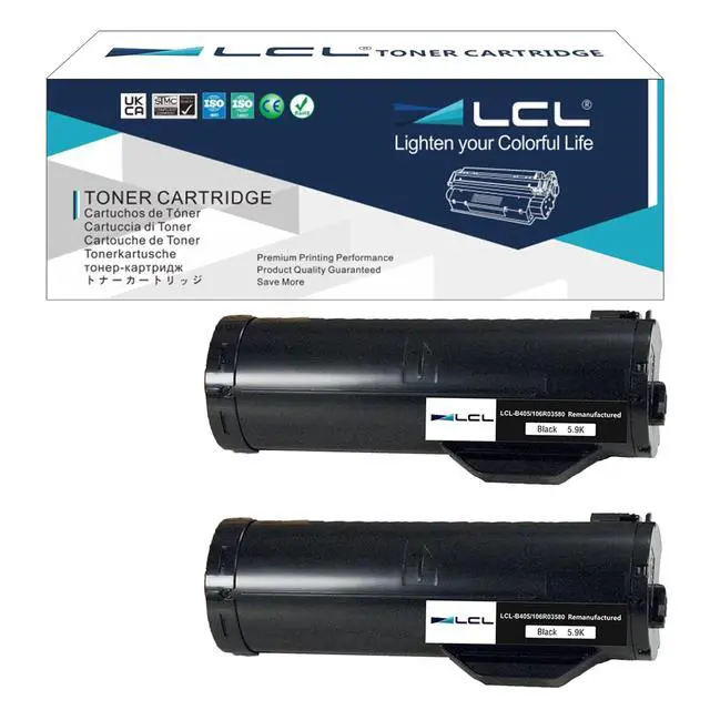 Alt view image 8 of 14 - B400 B405 Black Toner Cartridge Replacement for Xerox 106R03580 for VersaLink B405 B400 B400DN B400N B405DN Printers (2-Pack)