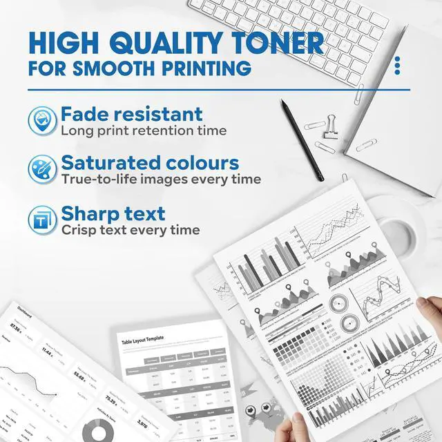 Alt view image 10 of 12 - TN760 High Yield Black Toner Cartridge Compatible Replacement for Brother TN-760 TN 760 MFC-L2710DW MFC-L2750DW DCP-L2550DW HL-L2350DW HL-L2370DW Toner Printer (2 Pack)